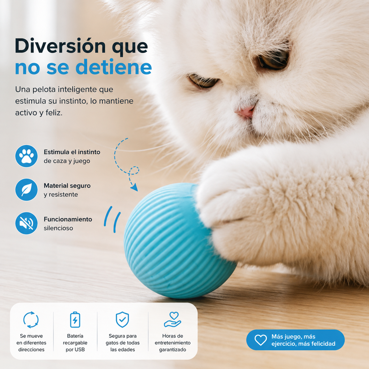 Pelota inteligente para tu mascota